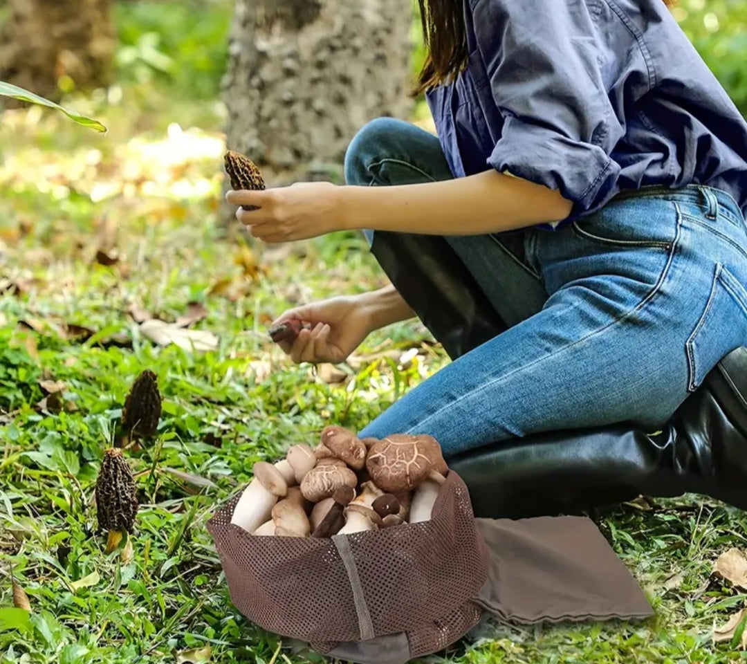 Bolsa para la recolección de setas.